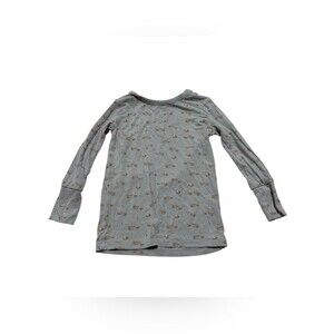 Baylor Moon 2T Bamboo Long Sleeve Sleep Pajama Shirt